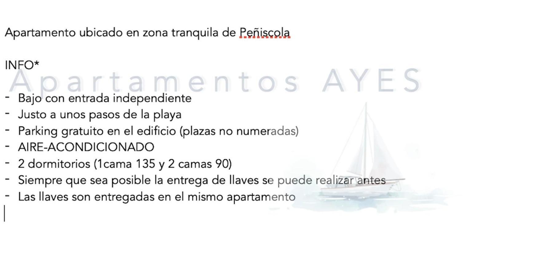 Apartamento Playa Norte 2 Peñíscola Exteriör bild